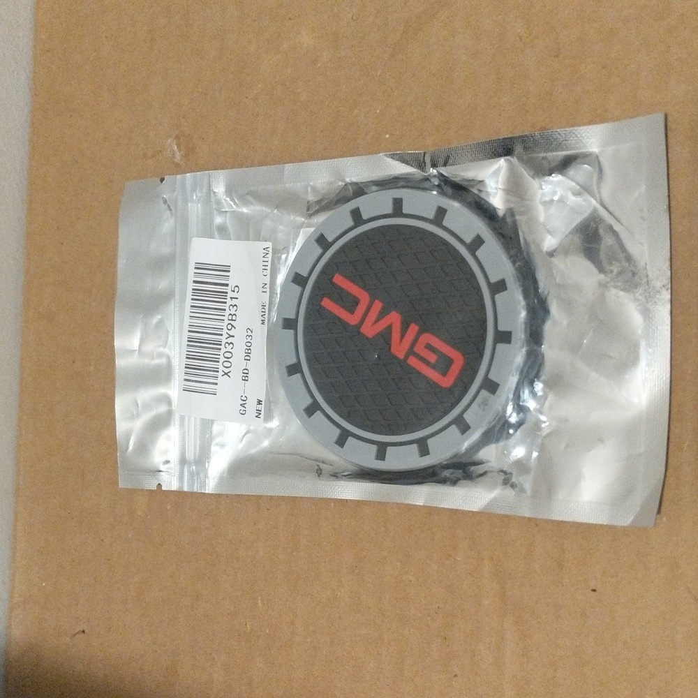 GMC vehicle rubber nonslip car coasters 2 pcs. 🆕